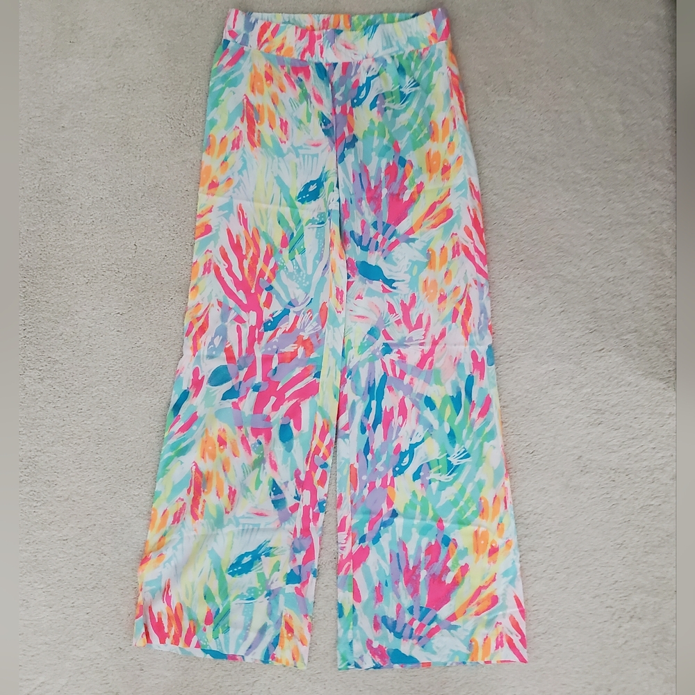 Lilly Pulitzer Sparkling Sands Bal Harbour Palazzo Pants szXS